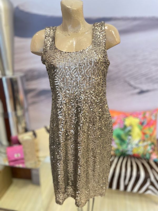 Bronze Sequins Dress