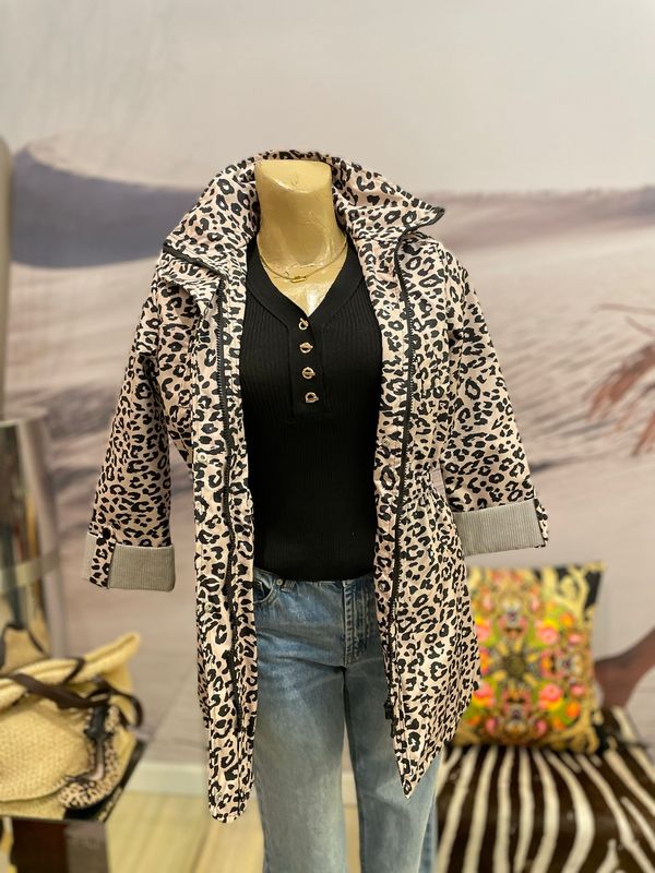 Animal Print Raincoat