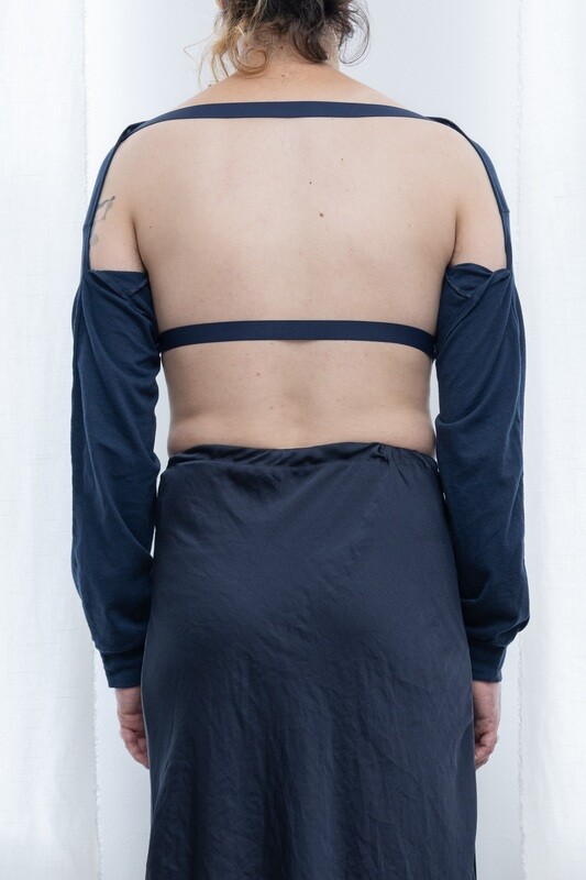 bolero tee, navy