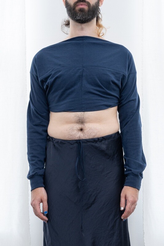bolero tee, navy