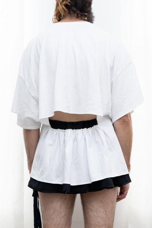 window tee, white