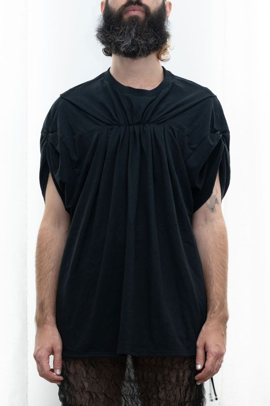 cocoon tee, black