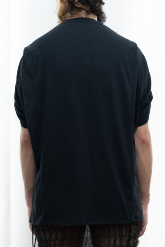 cocoon tee, black