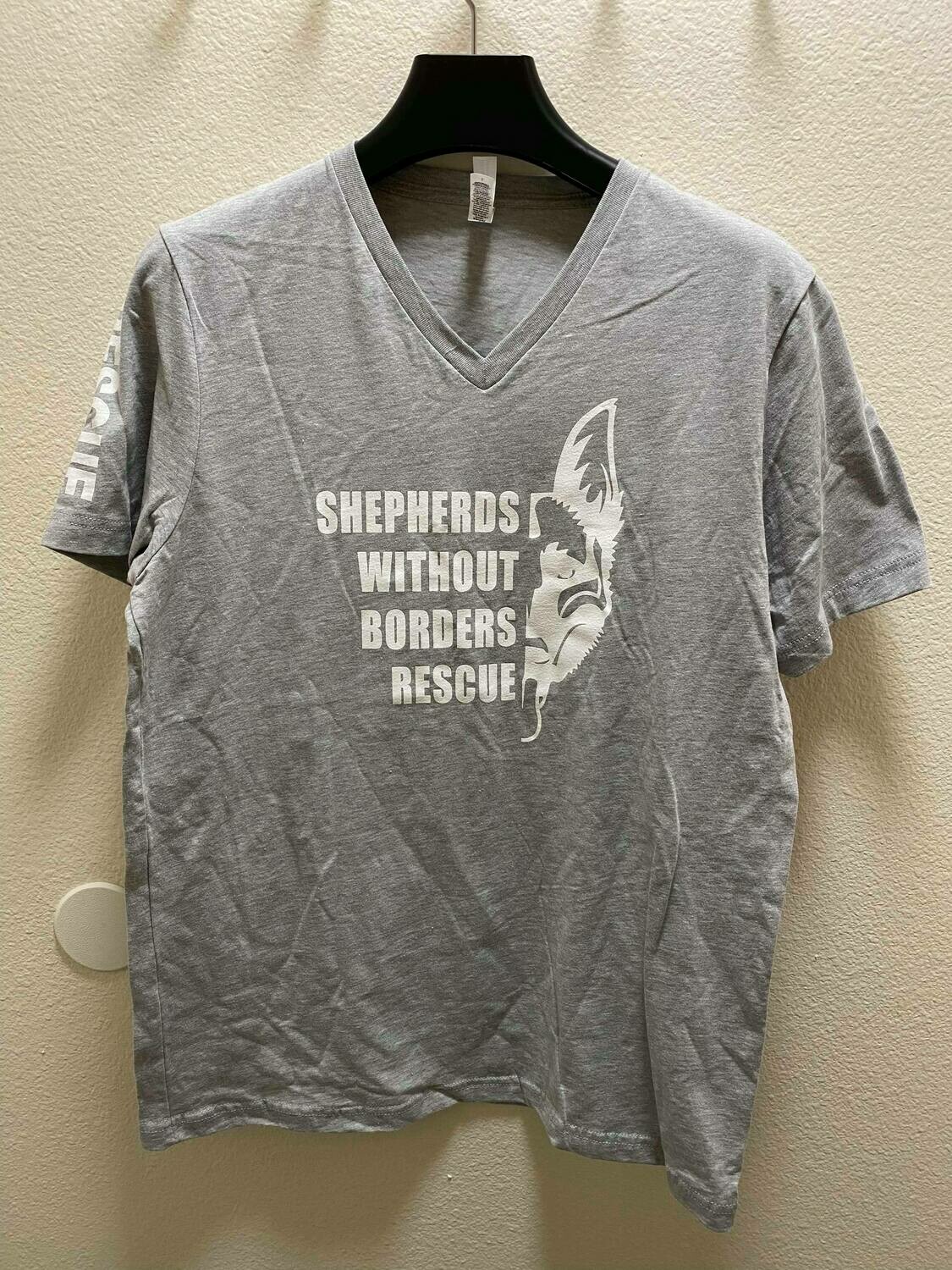 SWB Supporter V-Neck Shirt (Grey) - Large