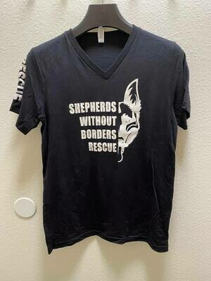 SWB Volunteer V-Neck Shirt - (BLACK)