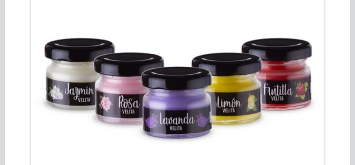 VELITAS AROMÁTICAS EN MINI FRASCOS