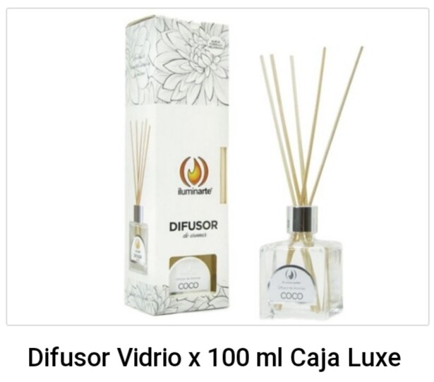 DIFUSOR DE VIDRIO- CAJA DE LUXE