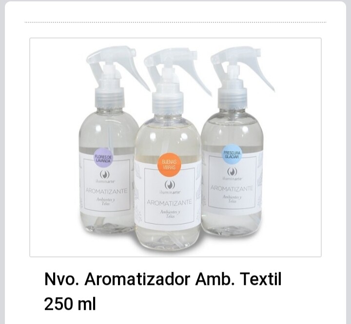 AROMATIZADOR DE AMBIENTES Y TEXTIL