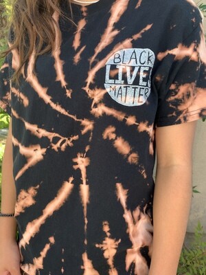 black t-shirt
