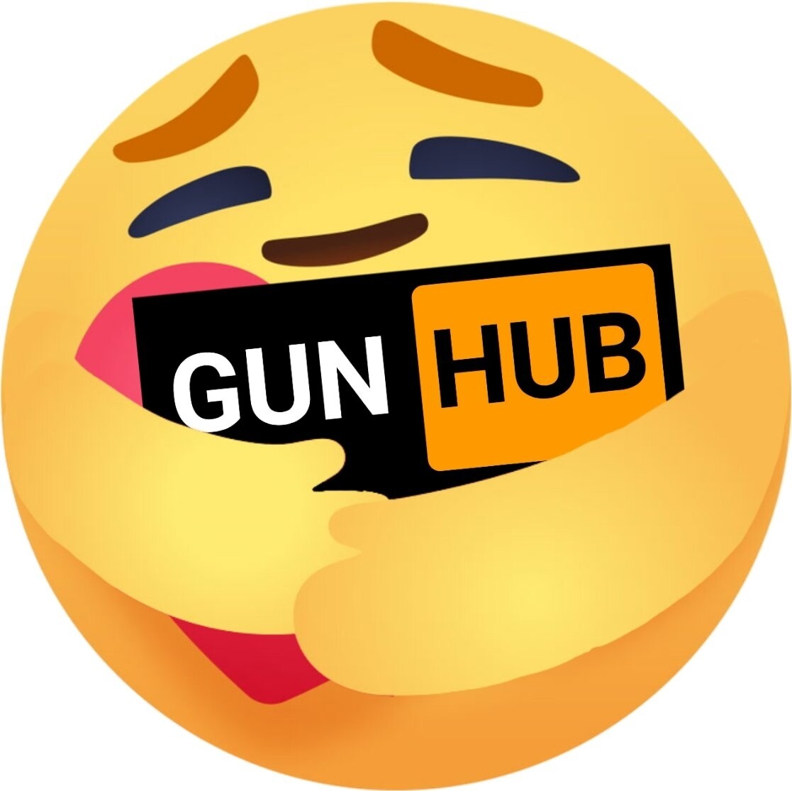 GUN HUB CARES Sticker