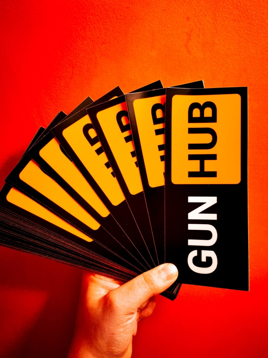 GUN HUB BIG Sticker