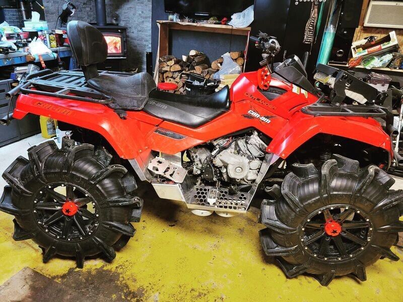 G1 Outlander Max aluminum Footwells