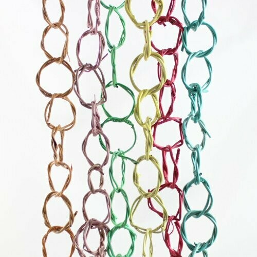 Weidenringkette bunt