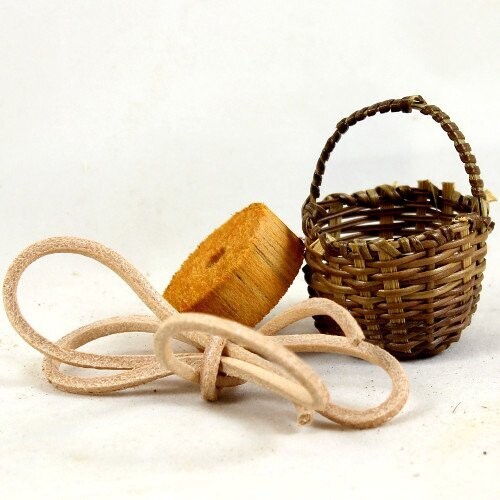 Bastelpackung Einkaufskörbchen mit Balsa Bastelpackung Einkaufskörbchen mit Balsa