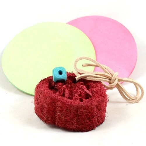 Bastelpackung Luffascheibe mit Pappdeckeln Bastelpackung Luffascheibe mit Pappdeckeln