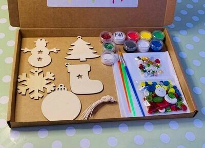Christmas Wooden Decorations Kit