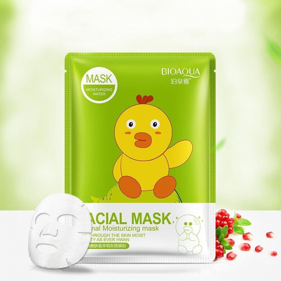 Увлажняющая маска для лица с экстрактом граната Bioaqua