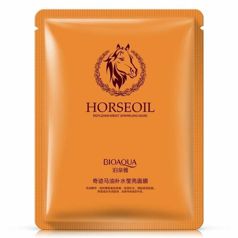 Увлажняющая маска для лица с лошадиным маслом Bioaqua