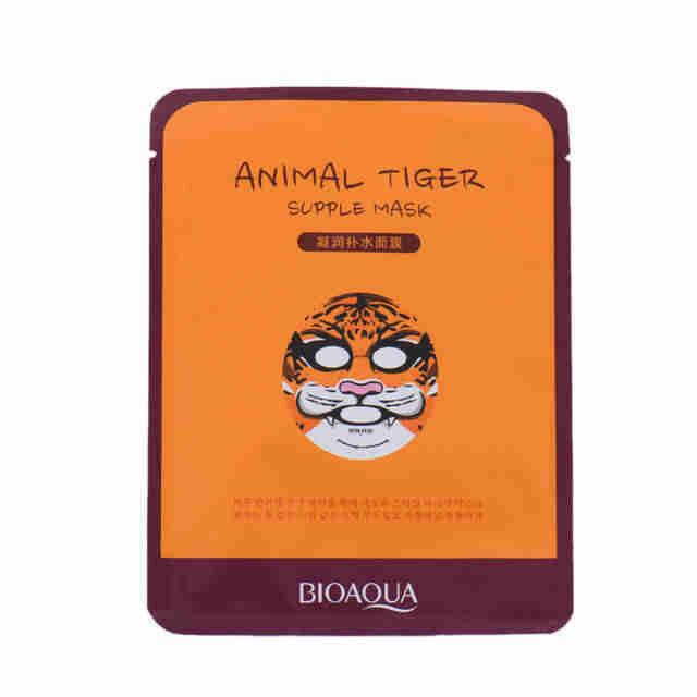 Маска для лица тканевая Animal Face Tiger питательная Bioaqua