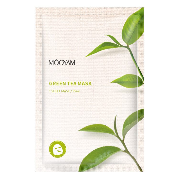Успокаивающая маска с экстрактом зеленого чая Mooyam