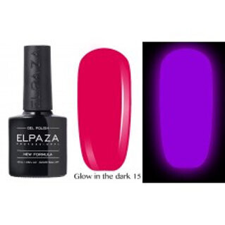 Гель-лак Elpaza glow in the dark 15, 10 мл