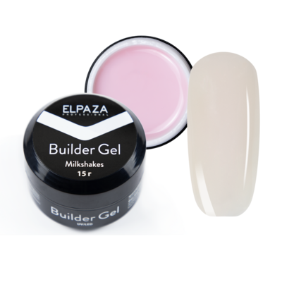 Гель моделирующий Elpaza Builder gel milkshake, 15 гр