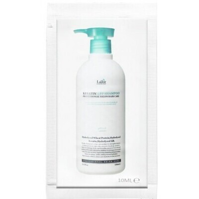Пробник Кератиновый шампунь для поврежденных волос Keratin LPP Shampoo La'Dor 10 мл.