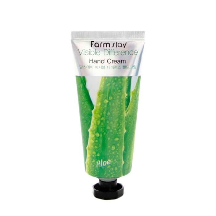 КРЕМ ДЛЯ РУК УСПОКАИВАЮЩИЙ С ЭКСТРАКТОМ АЛОЭ VISIBLE DIFFERENCE HAND CREAM ALOE VERA, 100 гр