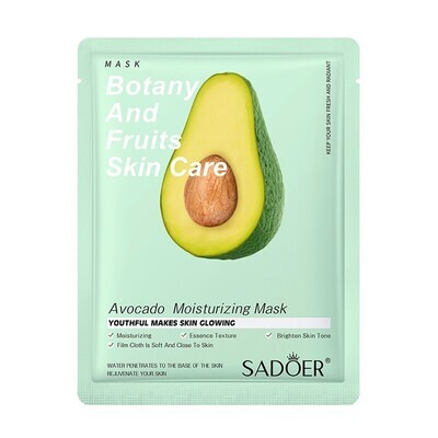 Питательная маска для лица с экстрактом авокадо SADOER 25гр.