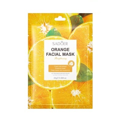 Осветляющая маска с экстрактом апельсина SADOER 25гр.