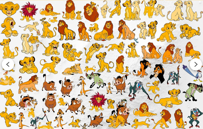 Panneaux décoratif theme roi lion