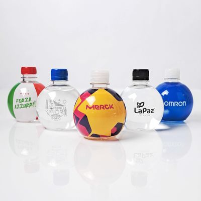 Bouteille d&#39;eau ronde personnalisée de 33cl