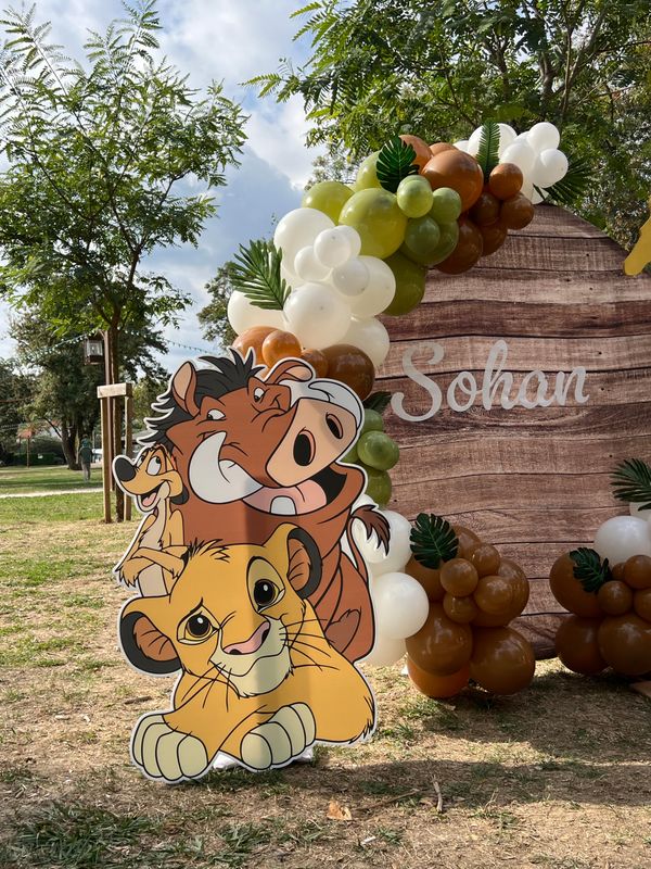 Panneaux décoratif theme roi lion