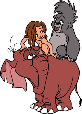 Panneaux décorations anniversaire Tarzan