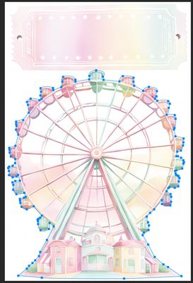 Panneau roue + ticket