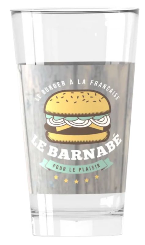 Verre à bière/ soda personnalisé Shaker 37cl