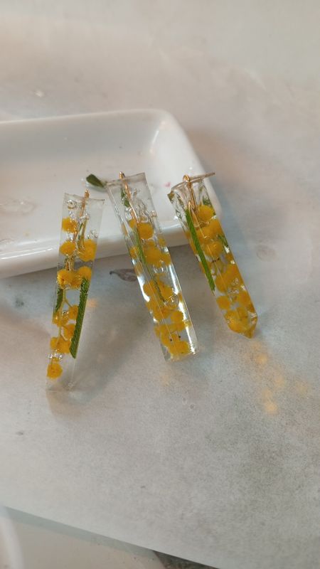 Pendentif de mimosa de la french riviera