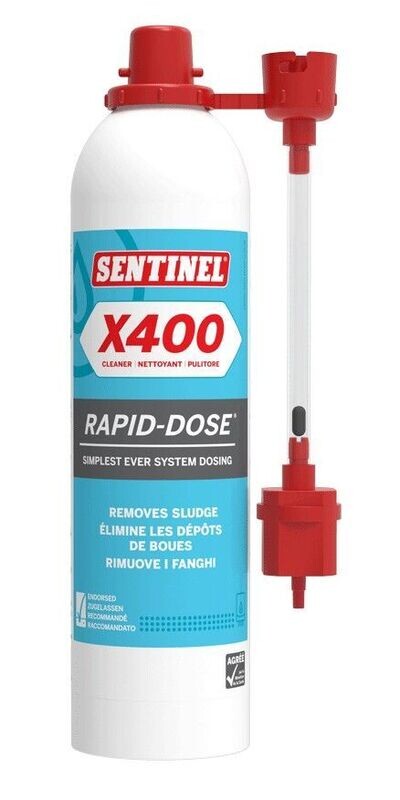 SENTINEL X400 RISANANTE 300ML RAPID-DOSE ELIMINA ACCUMULO DI FANGHI