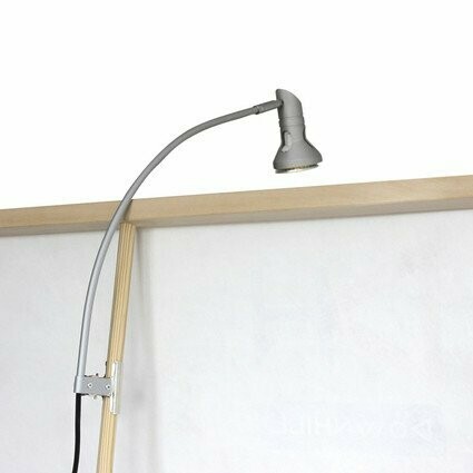 Ecostand LED-Lampe mit Klammer, silber