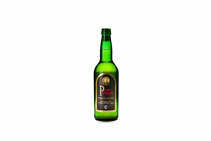 Sidra Natural Prau Monga "Sidra de Asturias"(DOP) Caja de 12 botellas de 70 cl.