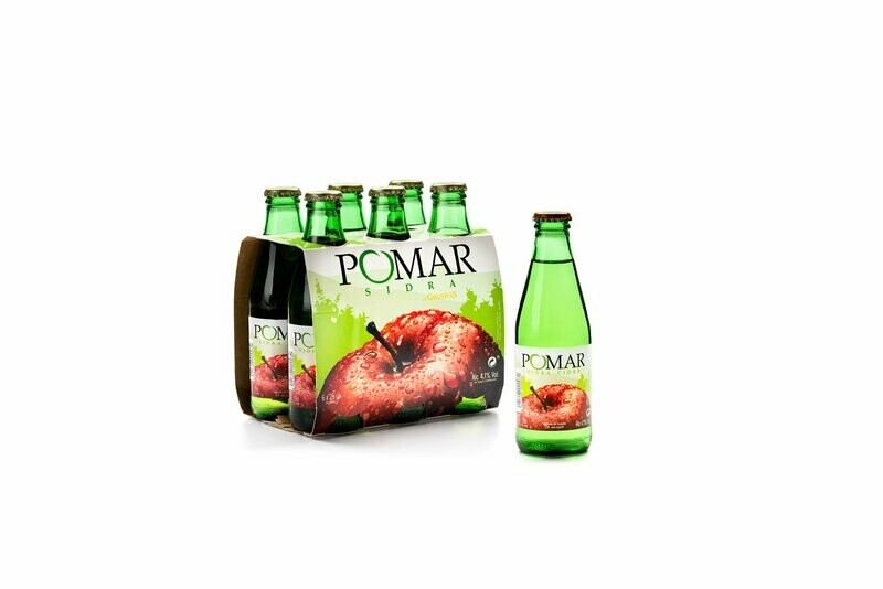Sidra Pomar Pack (Caja de 4 packs de 6 Unidades / Pack) de 25 cl.