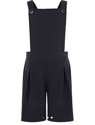 Navy bib top school playsuit