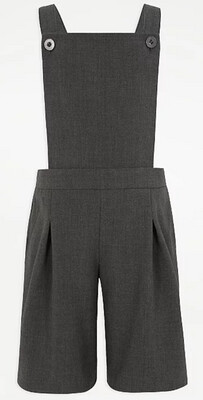 Grey bib top school playsuit