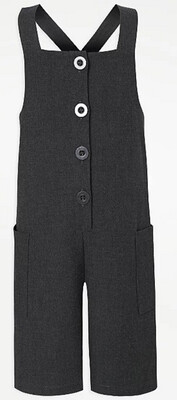 Grey longer length school playsuit