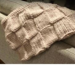 Snuggle Blanket Downloadable Knitting Pattern
