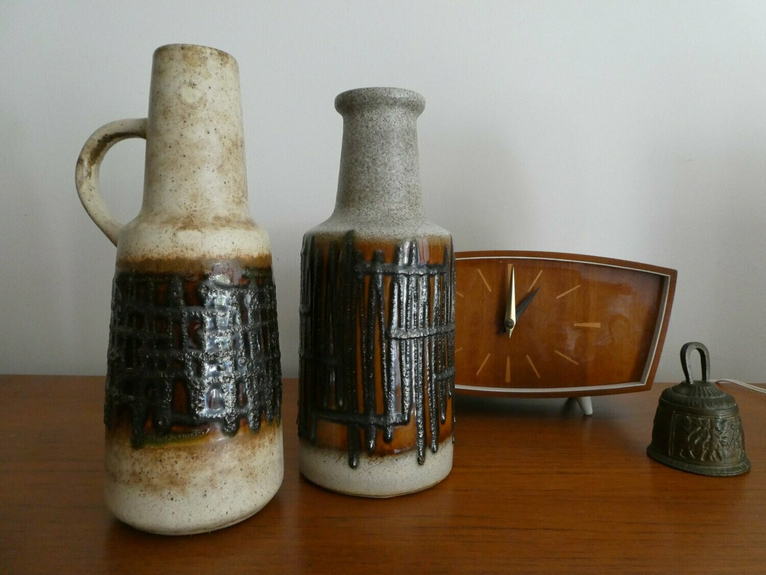 DDR Haldensleben 4072 Grey/Brown Vase​​