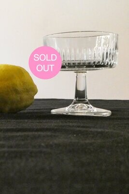 Vintage cocktail glasses