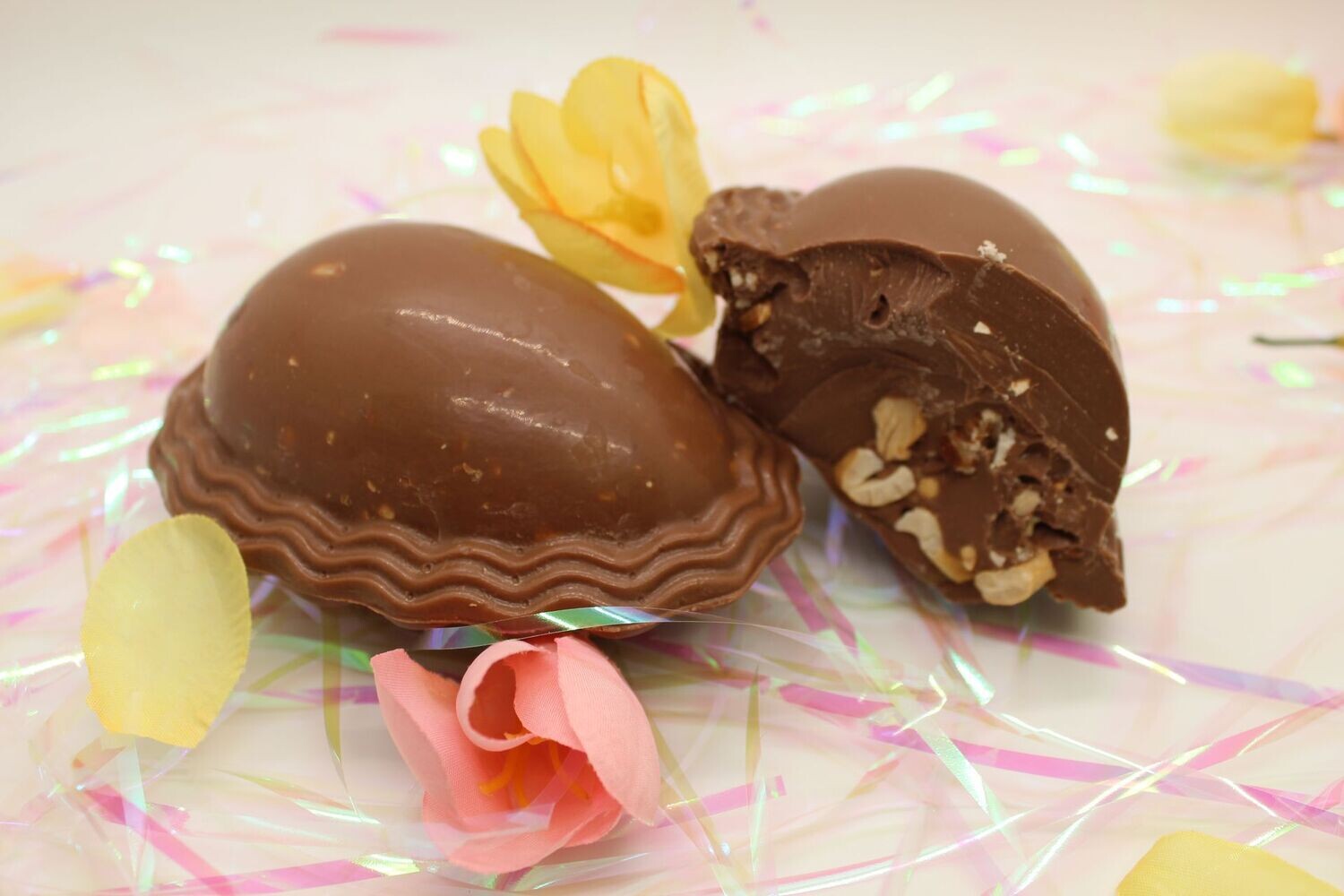 Solid Chocolate Nut Egg