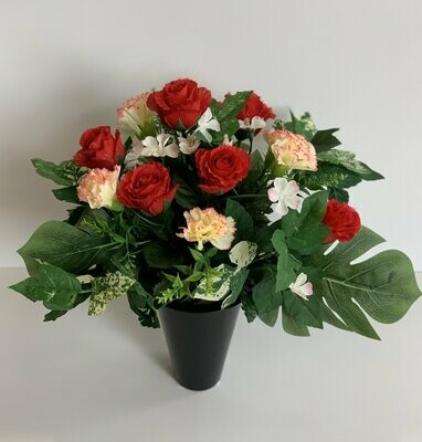 Bouquet de rose et d'œillet