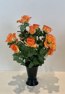 Bouquet de roses oranges